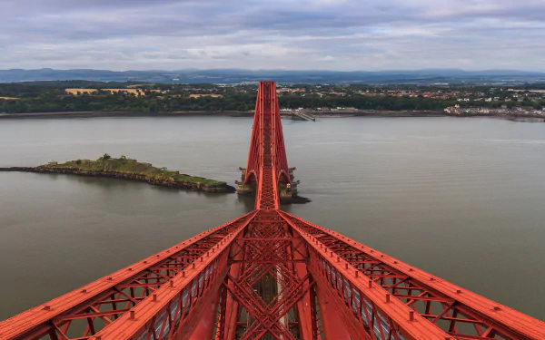 Scotland Edinburgh man made Forth Bridge HD Desktop Wallpaper | Background Image