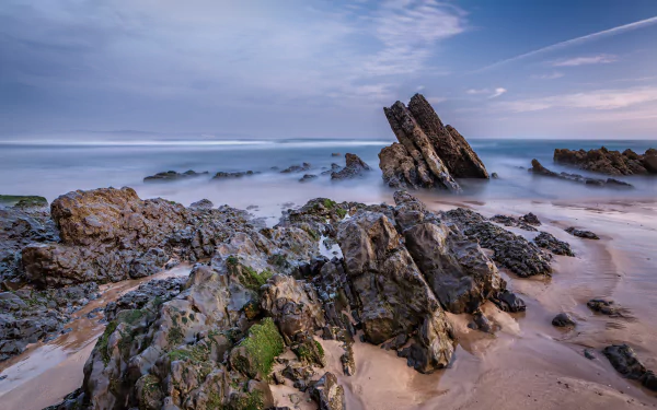 seascape Asturias Spain coast nature coastline HD Desktop Wallpaper | Background Image