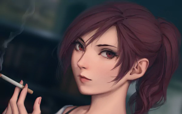 Touko Aozaki Anime The Garden of Sinners HD Desktop Wallpaper | Background Image