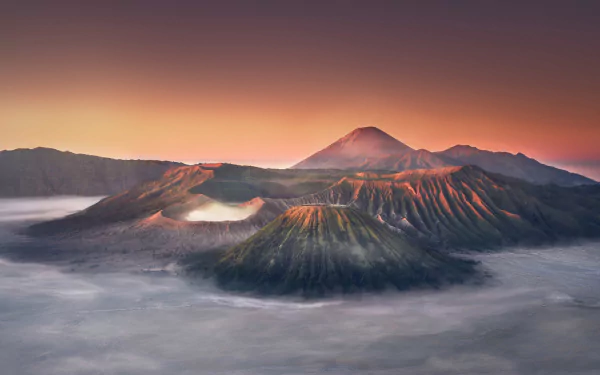 nature Mount Bromo HD Desktop Wallpaper | Background Image