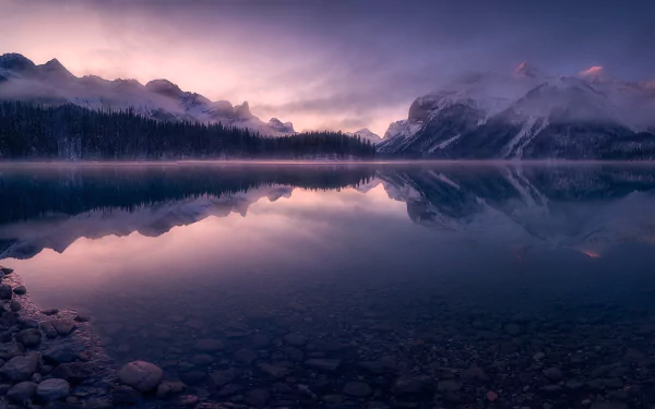 nature Ontario Canada lake mountain reflection HD Desktop Wallpaper | Background Image