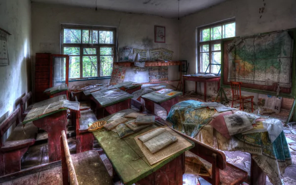abandoned man made room HD Desktop Wallpaper | Background Image