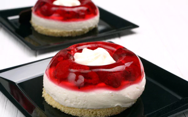 jelly sweets pastry raspberry food dessert HD Desktop Wallpaper | Background Image