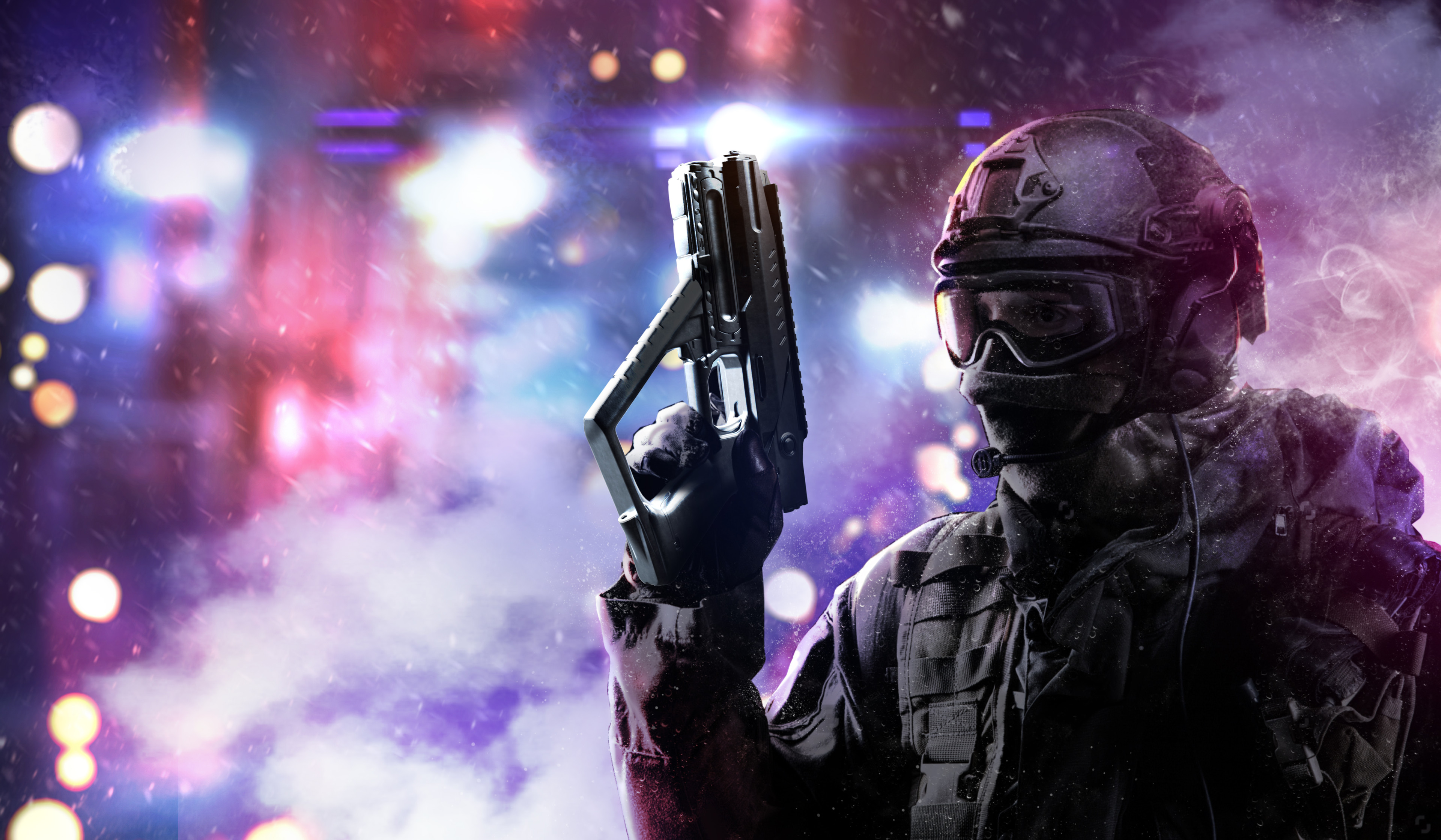 Download Weapon Sci Fi Warrior 4k Ultra HD Wallpaper