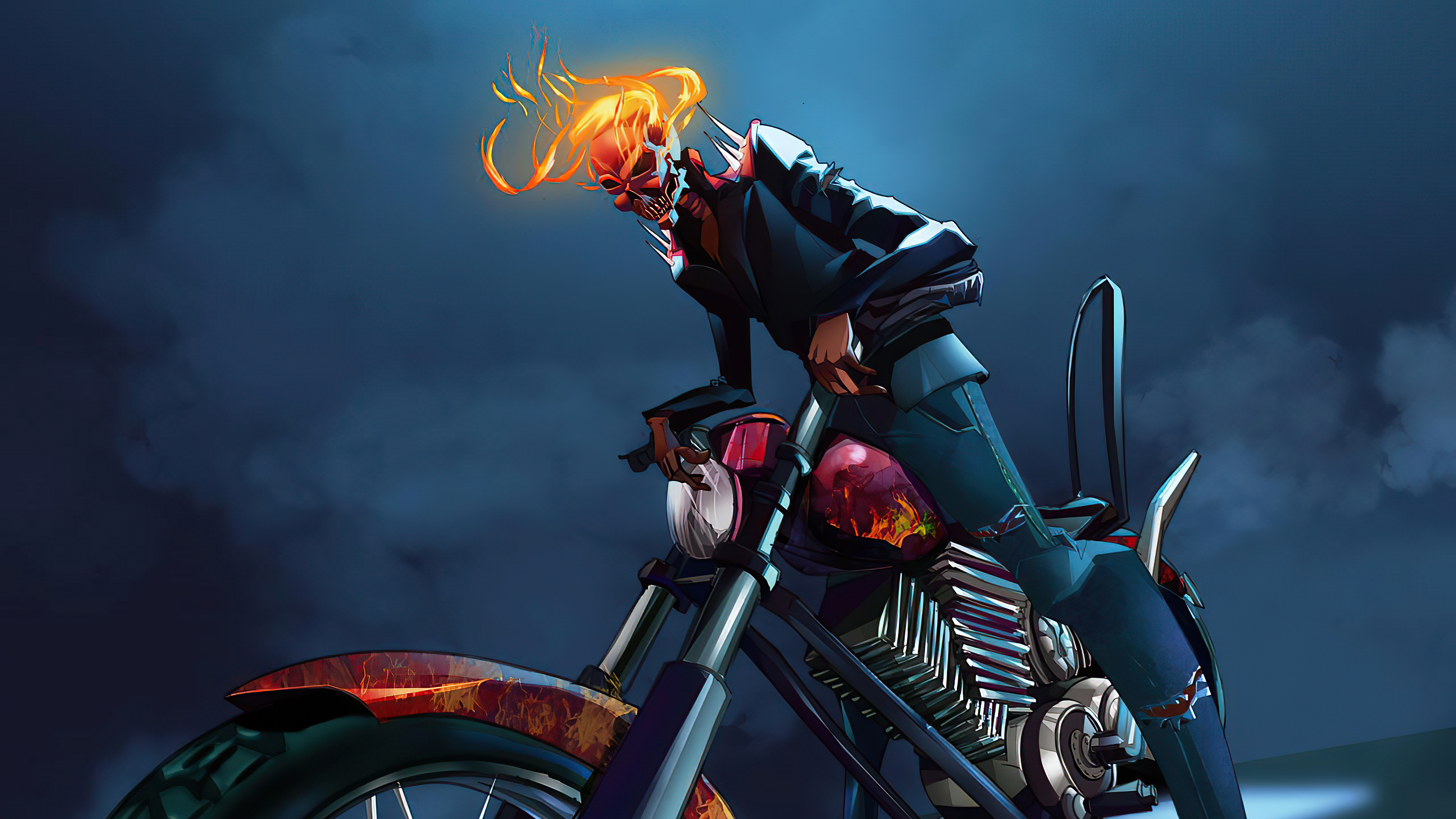 4k wallpapers ghost rider agents of shield