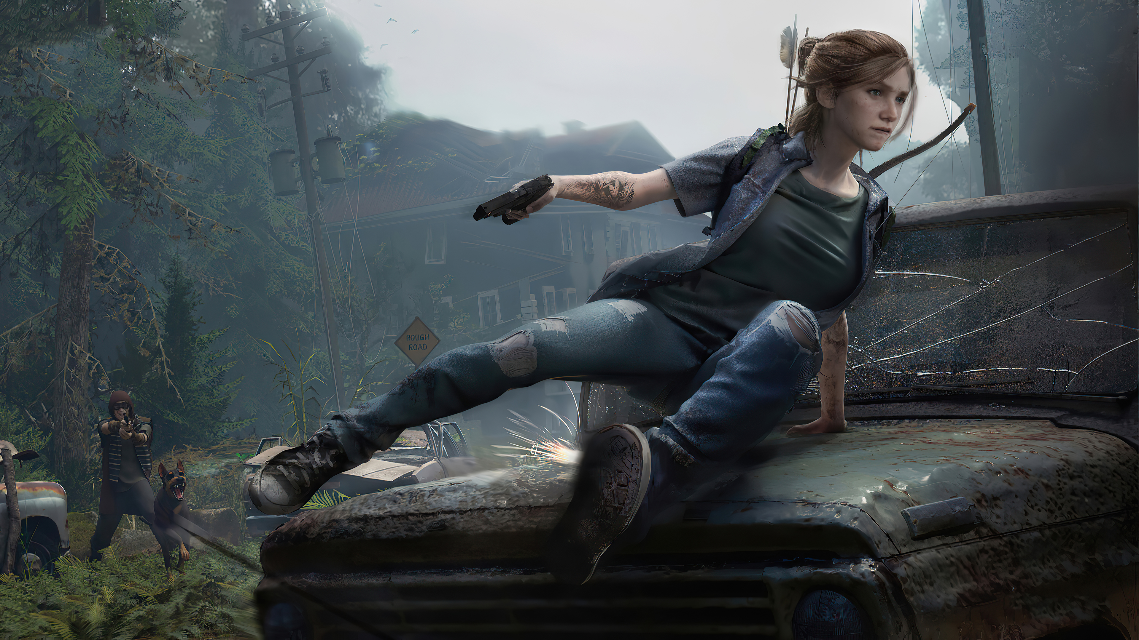 Photos The Last of Us The Last of Us 2 2 Girls 3D Graphics 1920x1080