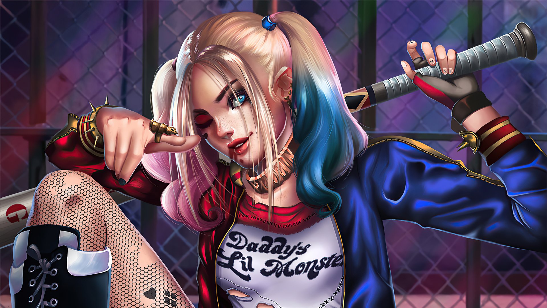 Harley Quinn K Ultra Papel De Parede Hd Plano De Fundo X
