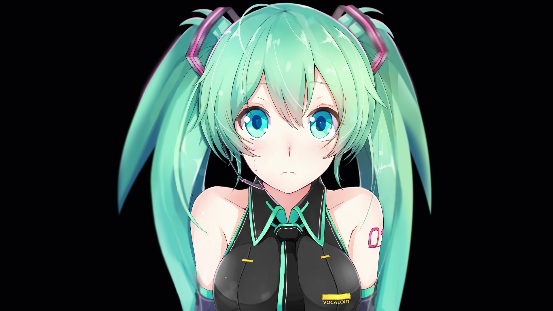 Download Hatsune Miku Anime Vocaloid 4k Ultra HD Wallpaper by 中壱