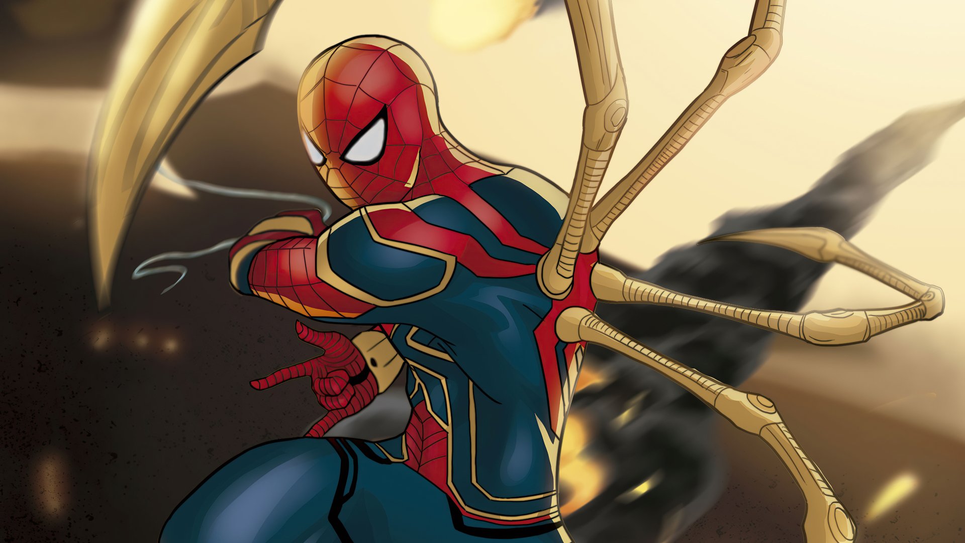 Download Peter Parker Comic Spider Man 4k Ultra HD Wallpaper by Leandro ...