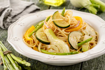 asparagus food pasta HD Desktop Wallpaper | Background Image