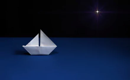 paper boat man made origami HD Desktop Wallpaper | Background Image