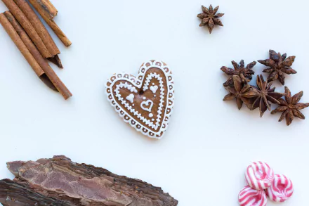  Cute homemade Christmas cinnamon gingerbread by Jakub Kapusnak