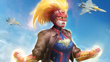 Comic Captain Marvel HD Desktop Wallpaper | Background Image