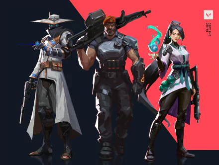Cypher (Valorant) Brimstone (Valorant) Sage (Valorant) video game Valorant HD Desktop Wallpaper | Background Image