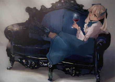 lounge Anime Original HD Desktop Wallpaper | Background Image