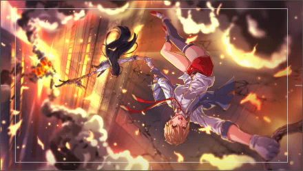 falling Anime Original HD Desktop Wallpaper | Background Image