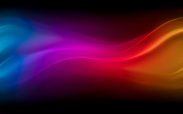4K Ultra HD abstract color waves PC desktop wallpaper and background — flowing cyan, magenta, red and amber gradients across a black canvas.