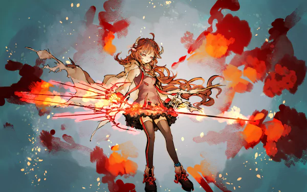 Eyjafjalla (Arknights) video game Arknights HD Desktop Wallpaper | Background Image