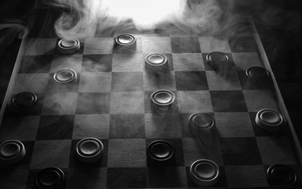  Smoky Draughts Board, also known as Checkers