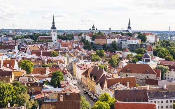 Man Made Tallinn Cities Estonia Building Panorama HD Wallpaper | Background Image