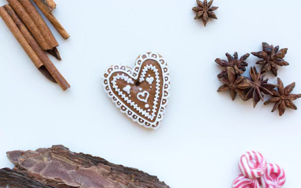  Cute homemade Christmas cinnamon gingerbread by Jakub Kapusnak