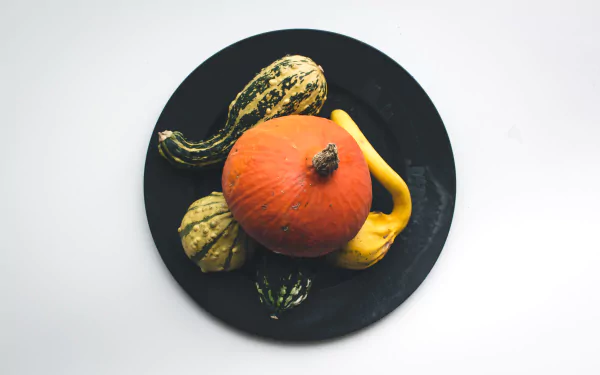  Decorative pumpkins by Jakub Kapusnak