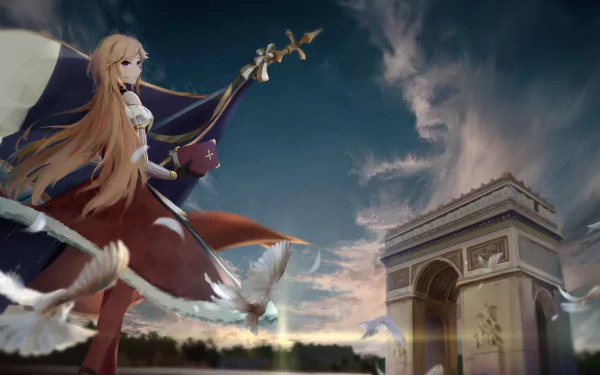 Richelieu (Azur Lane) Anime Azur Lane HD Desktop Wallpaper | Background Image