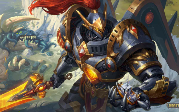 King Arthur (Smite) video game Smite HD Desktop Wallpaper | Background Image