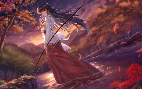 Anime InuYasha Kikyô HD Wallpaper | Background Image