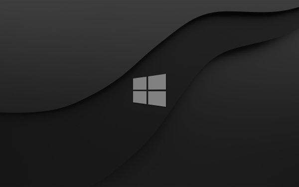 Technology Windows Logo Black HD Wallpaper | Background Image