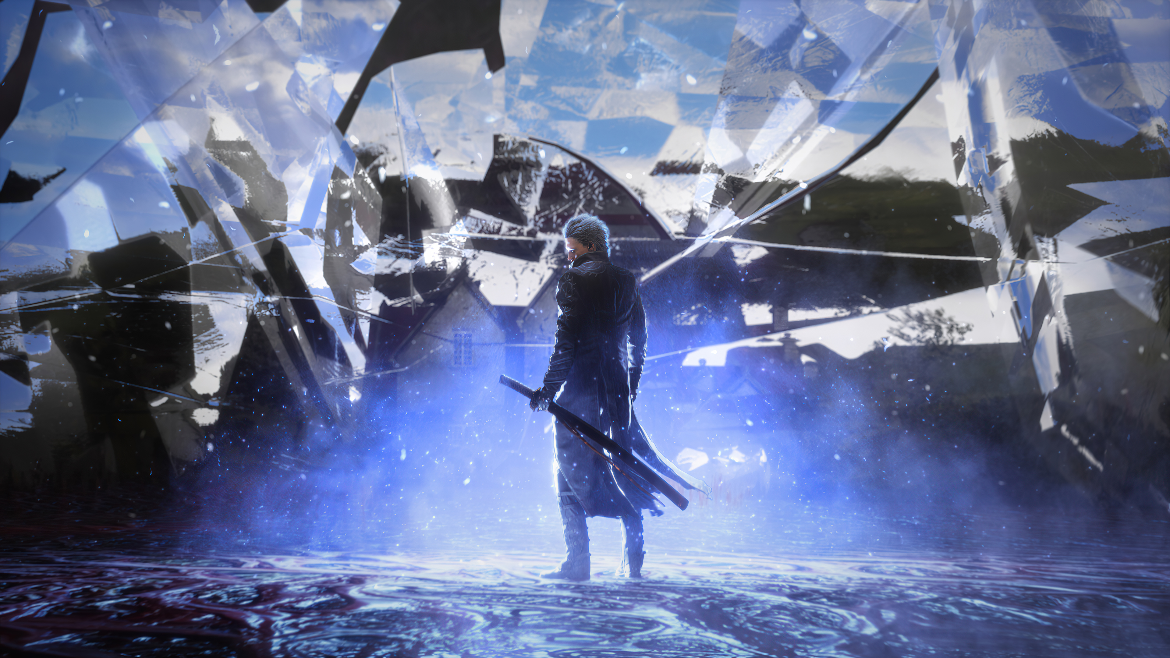 Wallpaper : Devil May Cry, Dante, darkness, screenshot, computer wallpaper,  special effects, pc game, action film, devil may cry 5 1920x1080 - wallup -  577579 - HD Wallpapers - WallHere