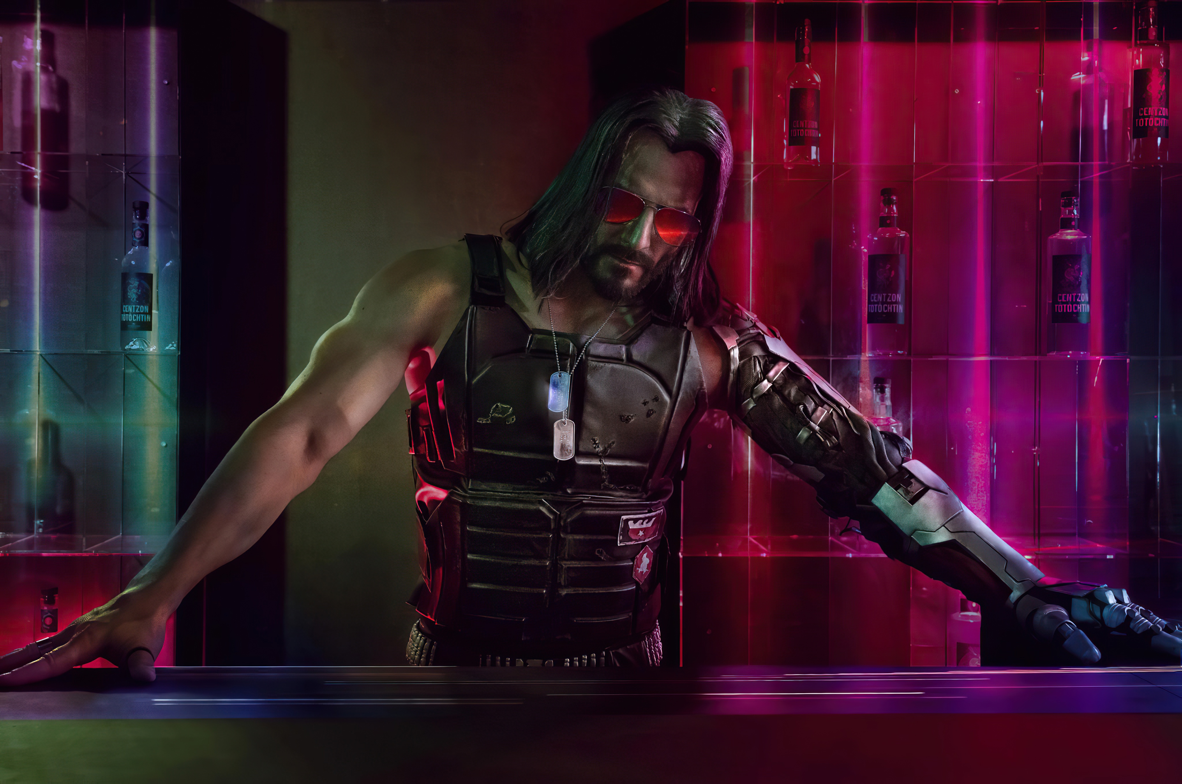 Johnny Silverhand With Goggles 4K HD Cyberpunk 2077 Wallpapers  HD  Wallpapers  ID 50110