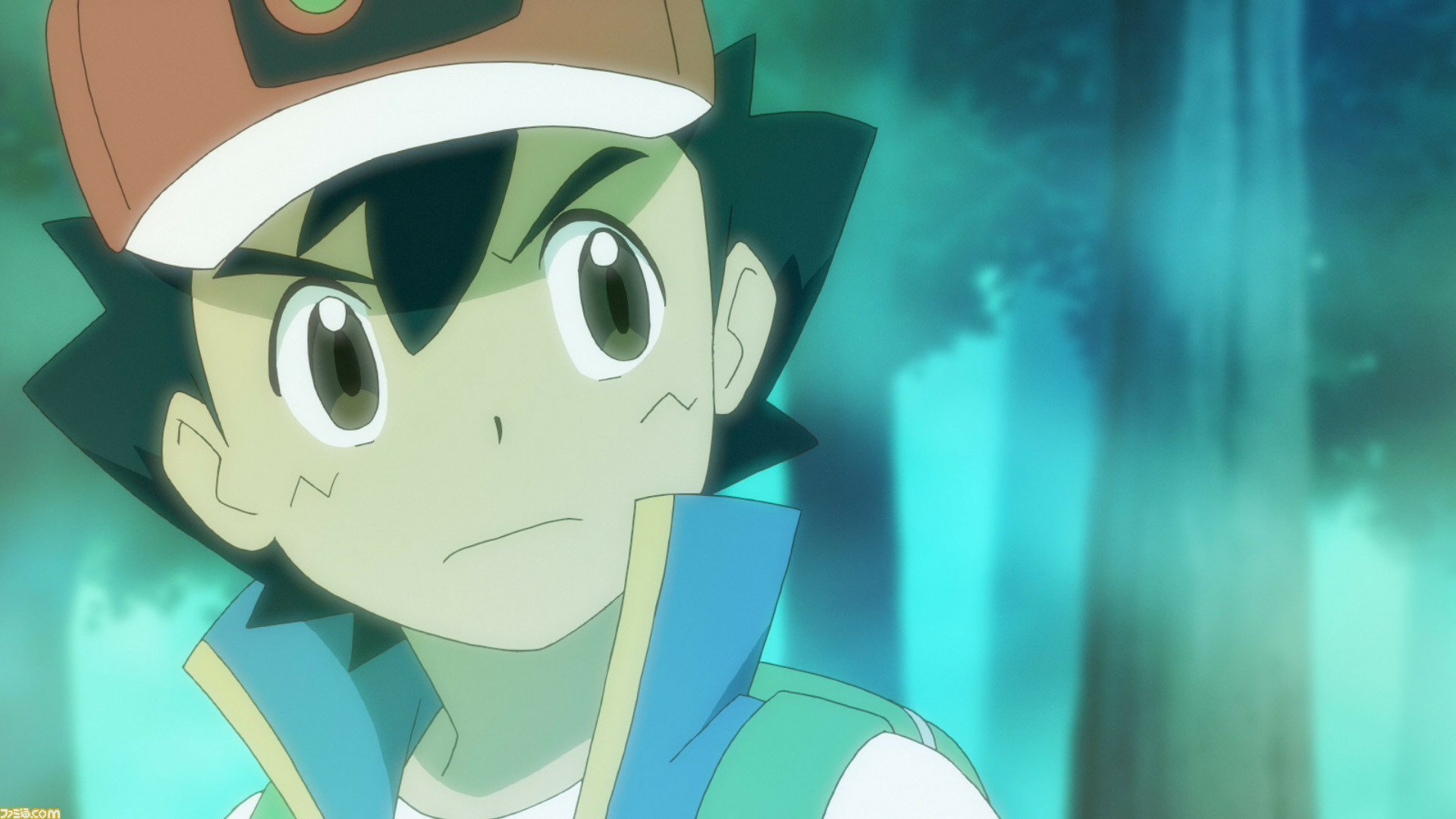Download Brown Eyes Cap Ash Ketchum Anime Pokemon HD Wallpaper