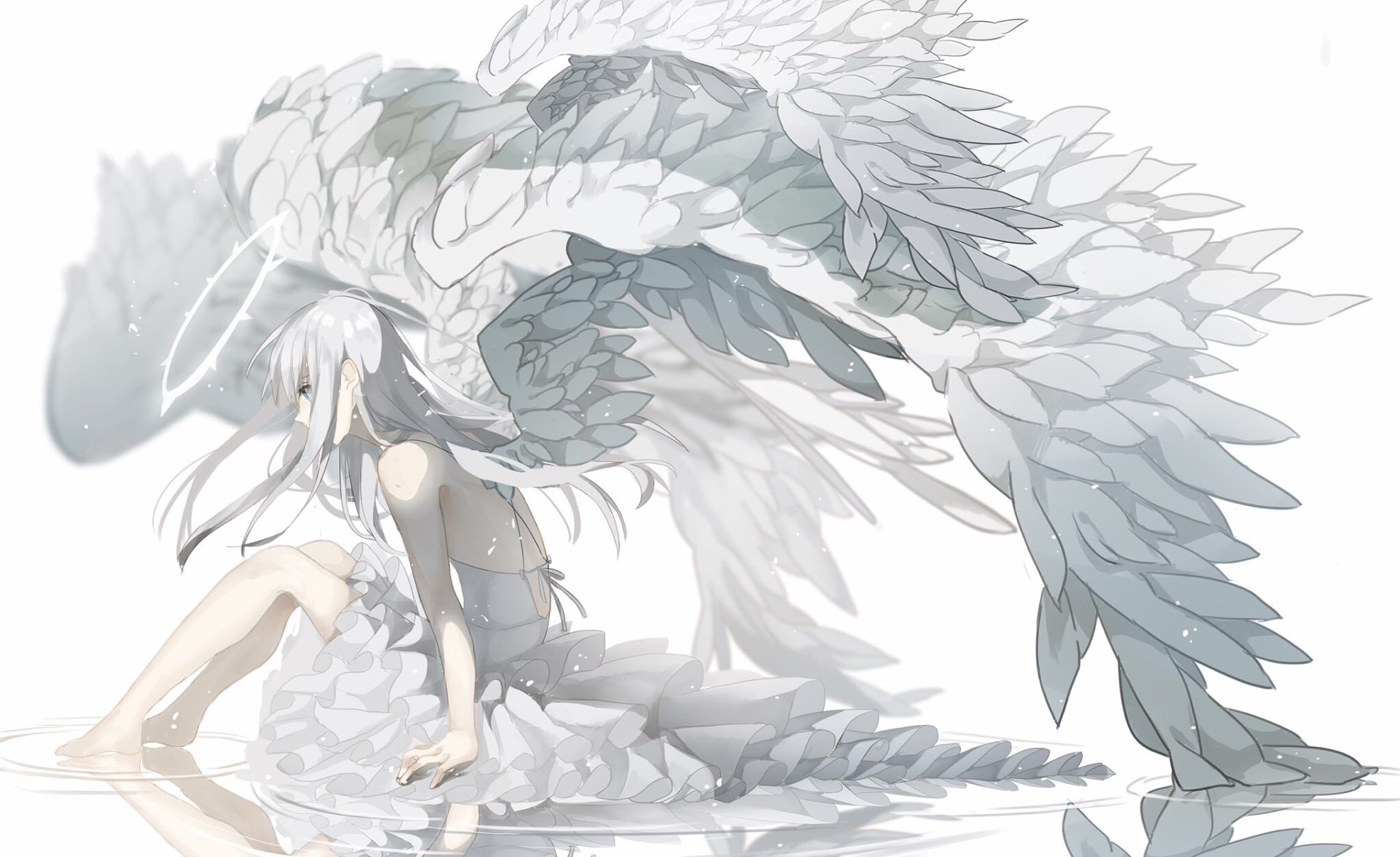 Download Anime Angel Anime Angel HD Wallpaper by ゆづあ