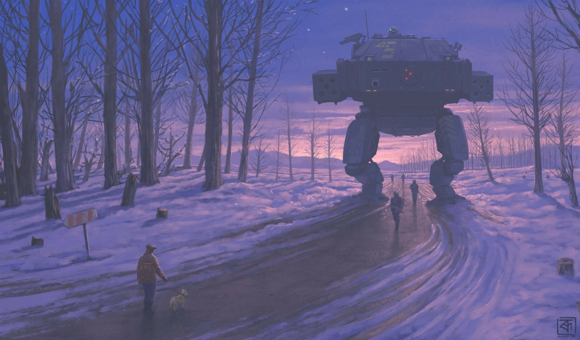 Download Futuristic Sci Fi Robot HD Wallpaper by RUPAM RAAJ R.