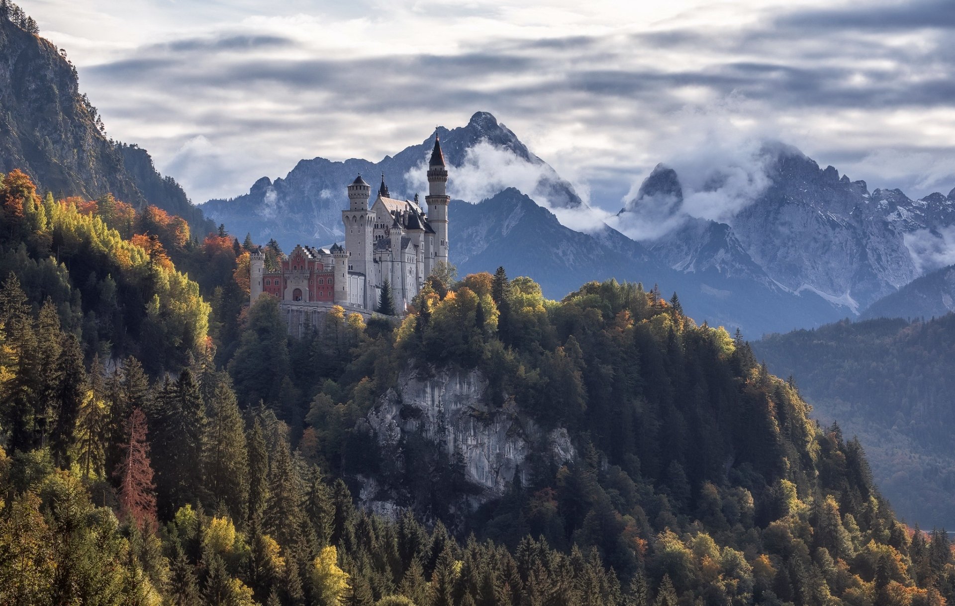 Download Castle Germany Man Made Neuschwanstein Castle HD Wallpaper