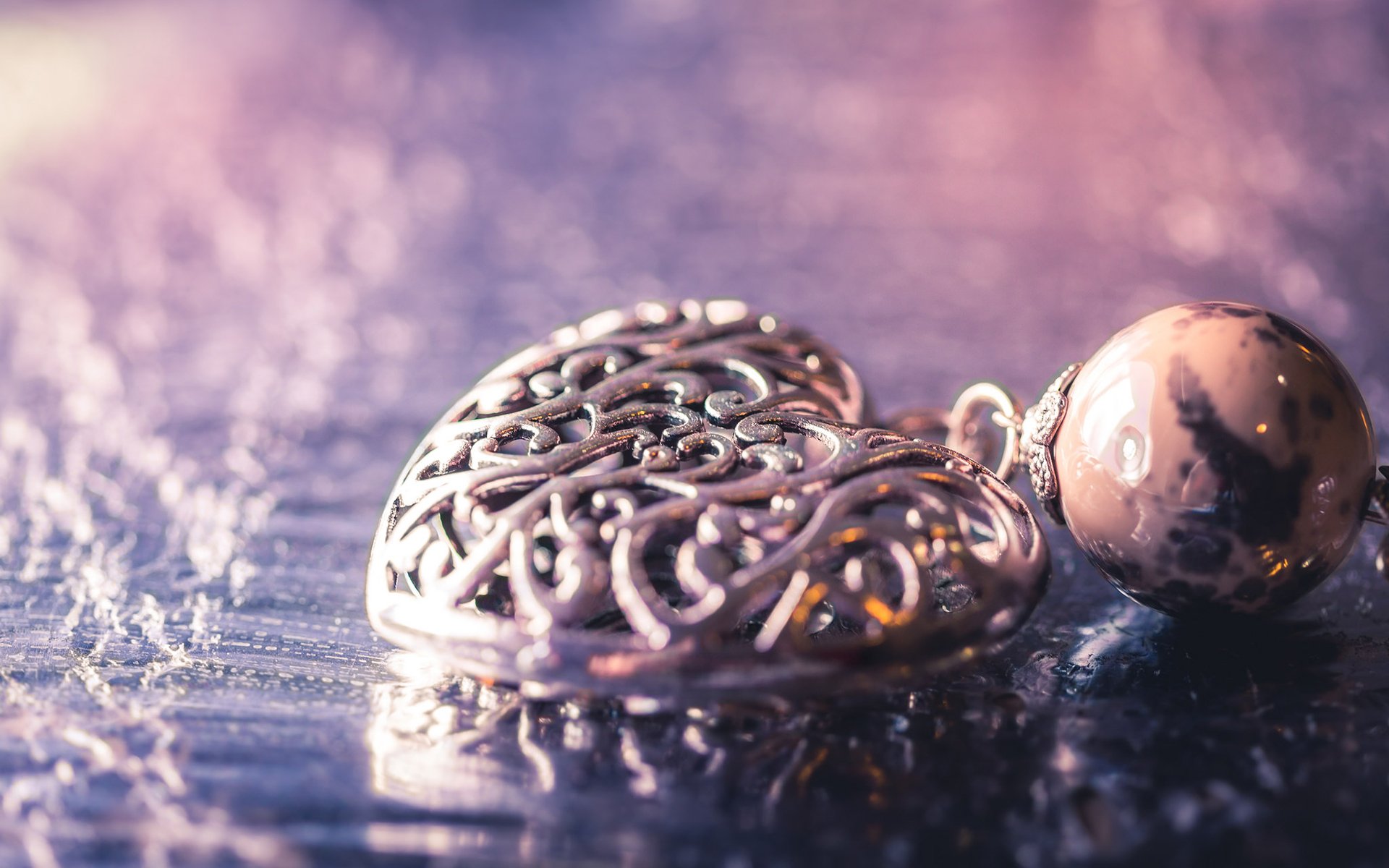 Download Heart Pendant Man Made Jewelry HD Wallpaper