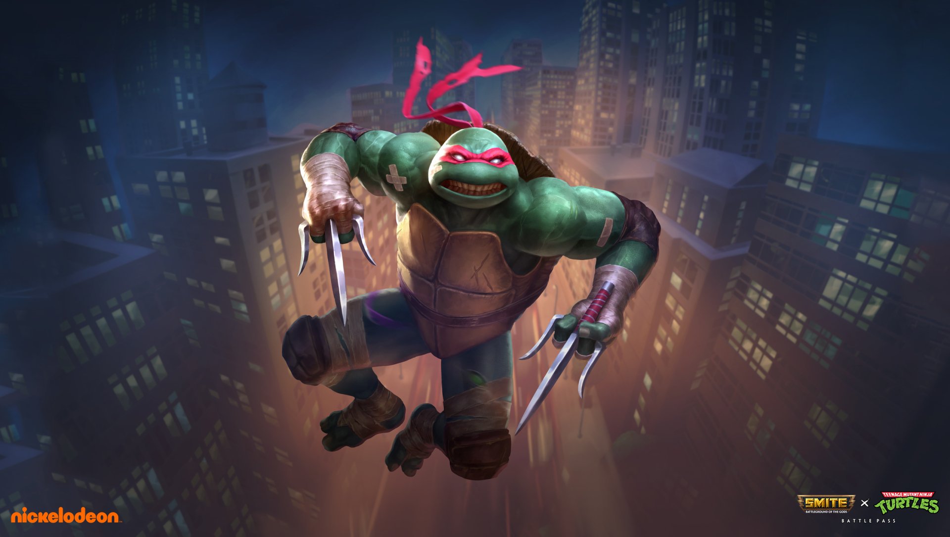 Download Raphael (TMNT) Video Game Smite HD Wallpaper