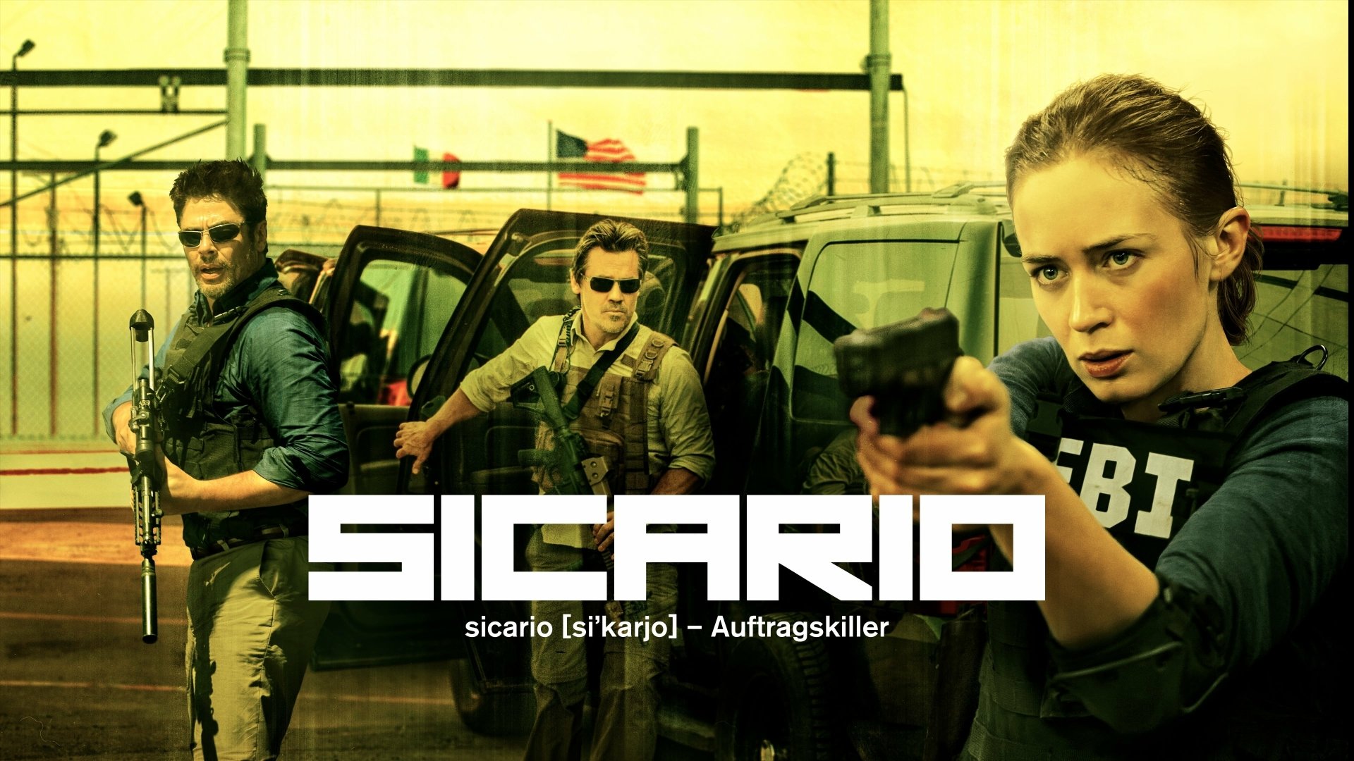 Download Benicio Del Toro Josh Brolin Emily Blunt Movie Sicario 4k ...