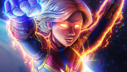 Carol Danvers Comic Captain Marvel HD Desktop Wallpaper | Background Image