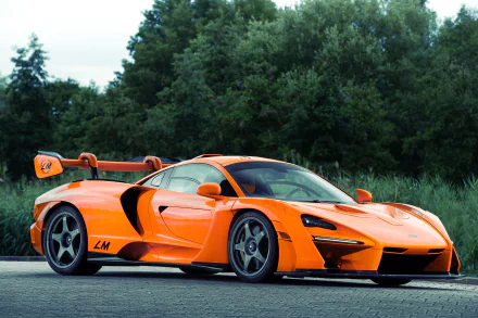 supercar orange car car McLaren McLaren Senna GTR vehicle McLaren Senna HD Desktop Wallpaper | Background Image