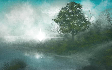 Anime nature HD Desktop Wallpaper | Background Image