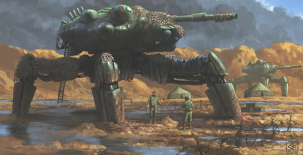 futuristic Sci Fi robot HD Desktop Wallpaper | Background Image