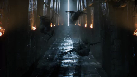dungeon ghost video game Hogwarts Legacy HD Desktop Wallpaper | Background Image