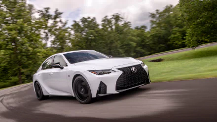 white car car Lexus Lexus IS vehicle Lexus IS 350 F Sport HD Desktop Wallpaper | Background Image