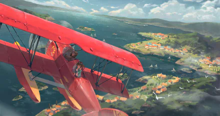 biplane Kaede Takagaki Anime The iDOLM@STER Cinderella Girls HD Desktop Wallpaper | Background Image