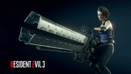 Resident Evil 3 gun Jill Valentine video game HD Desktop Wallpaper | Background Image