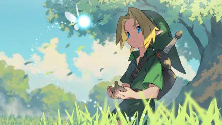 Navi (The Legend Of Zelda) blonde Link video game The Legend Of Zelda: Ocarina Of Time HD Desktop Wallpaper | Background Image