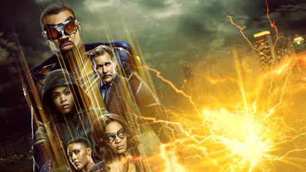 Lightning (DC Comics) Thunder (DC Comics) Jefferson Pierce TV Show Black Lightning HD Desktop Wallpaper | Background Image