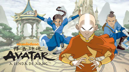 Sokka (Avatar) Katara (Avatar) Aang (Avatar) Anime Avatar: The Last Airbender HD Desktop Wallpaper | Background Image